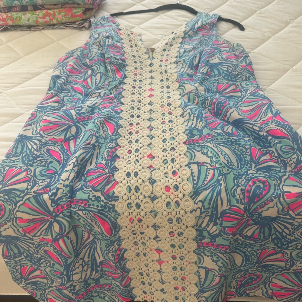 Lilly Pulitzer Blue and Pink Dress